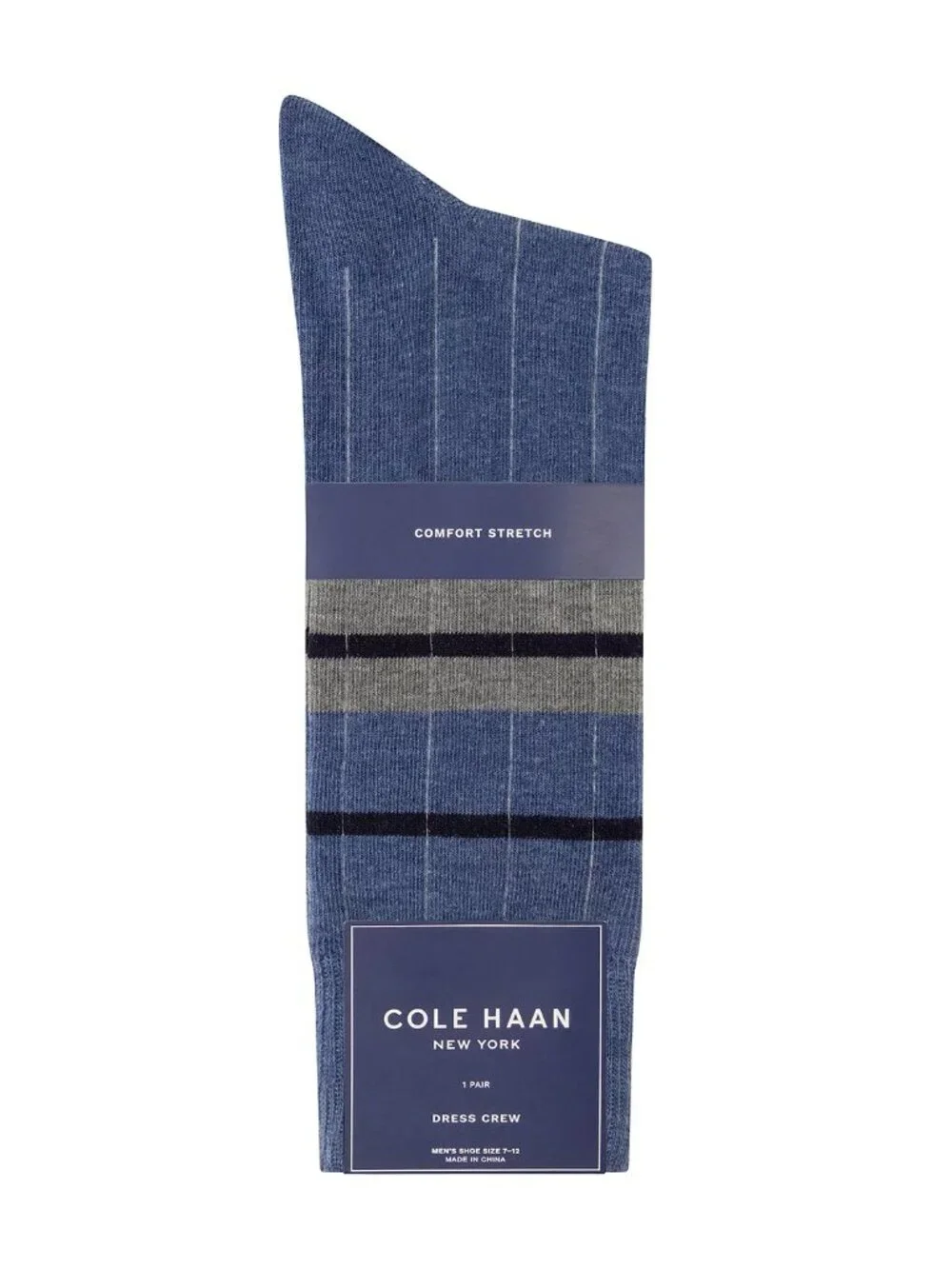 Men's Cole Haan 1-Pack Textured Dress Crew Socks